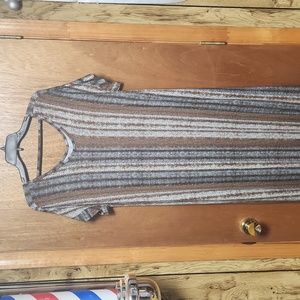 Multi animal print maxi dress